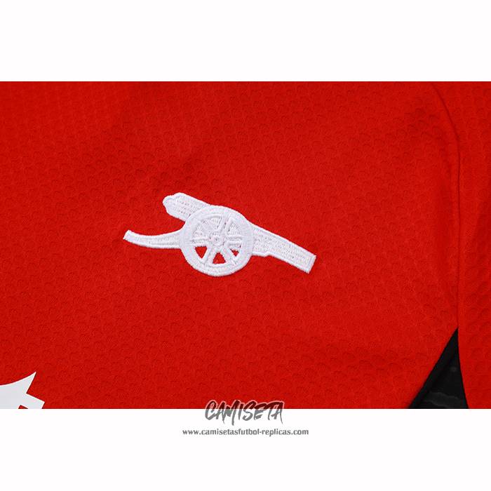 Chandal del Arsenal 2025-2026 Manga Corta Rojo - Pantalon Corto
